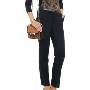 Tory Burch leather trimmed pants